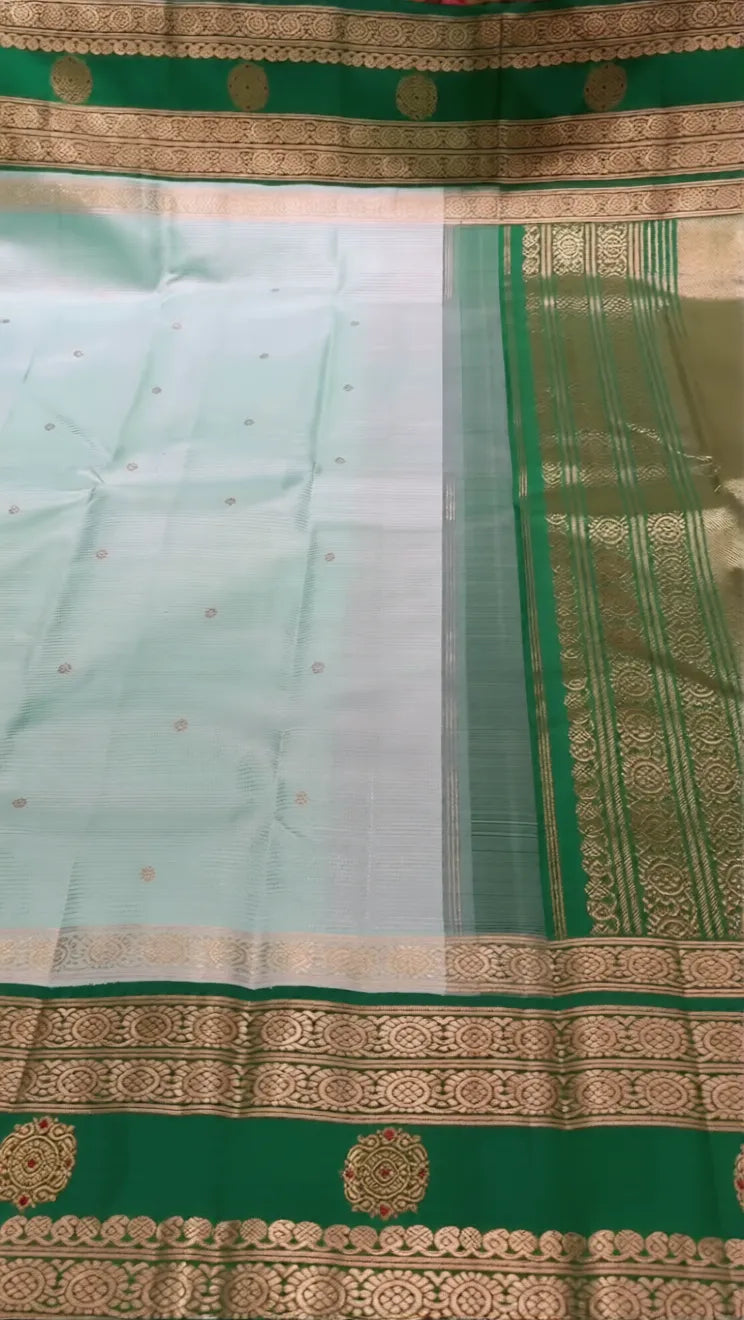 Megha Neelam Kachipuram Silk Saree