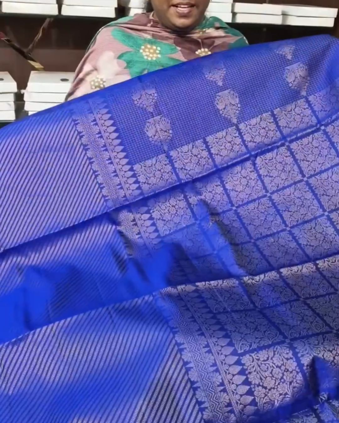 Blue Silk Saree
