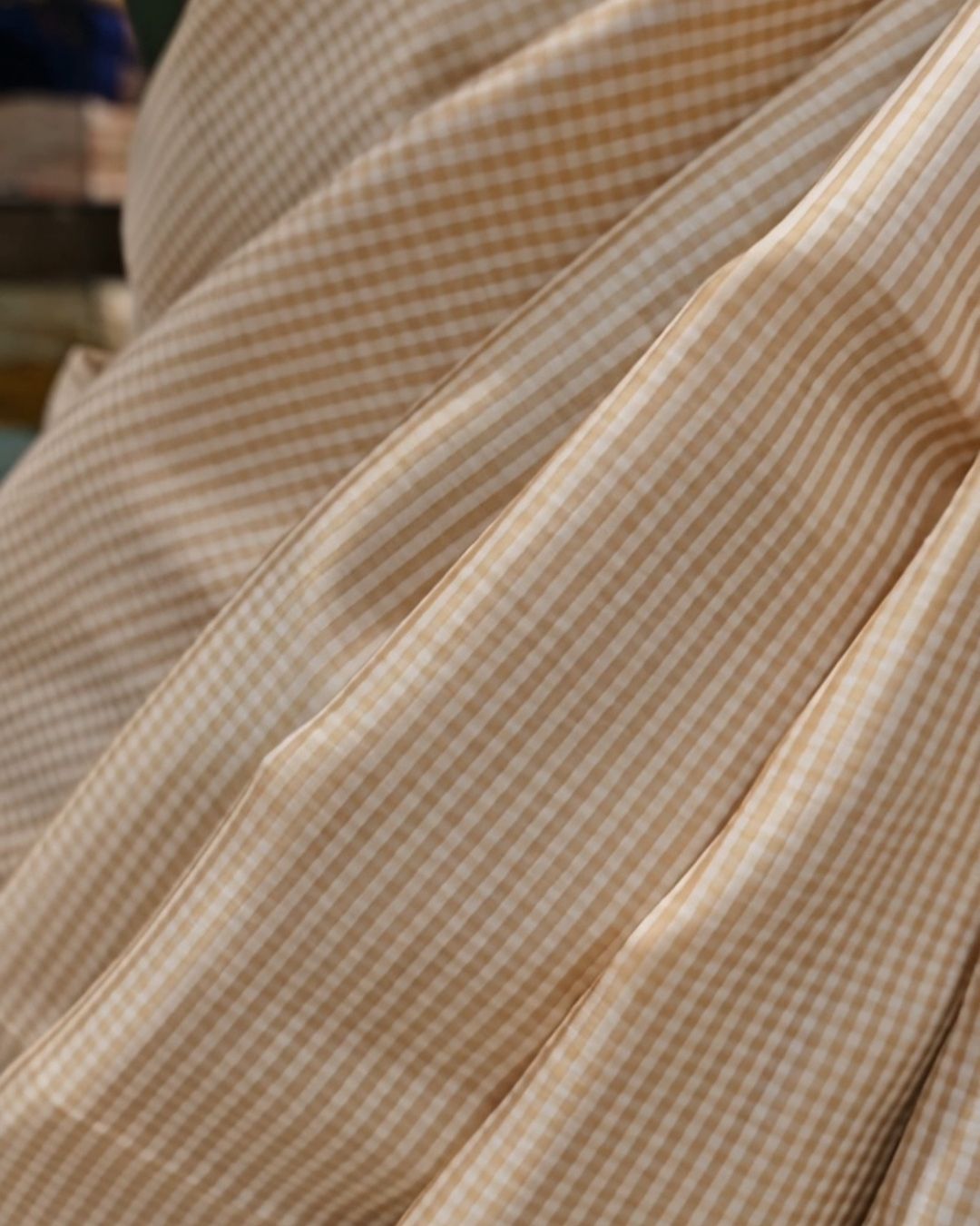 Emerald Chex Silk Saree
