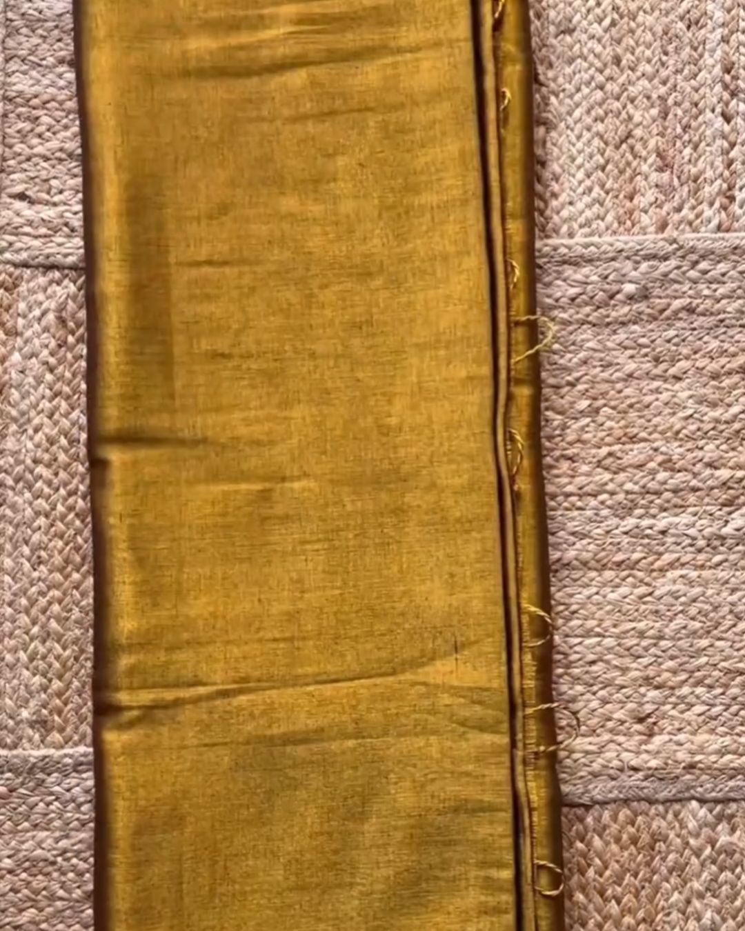 Gold Cotton Silk Saree