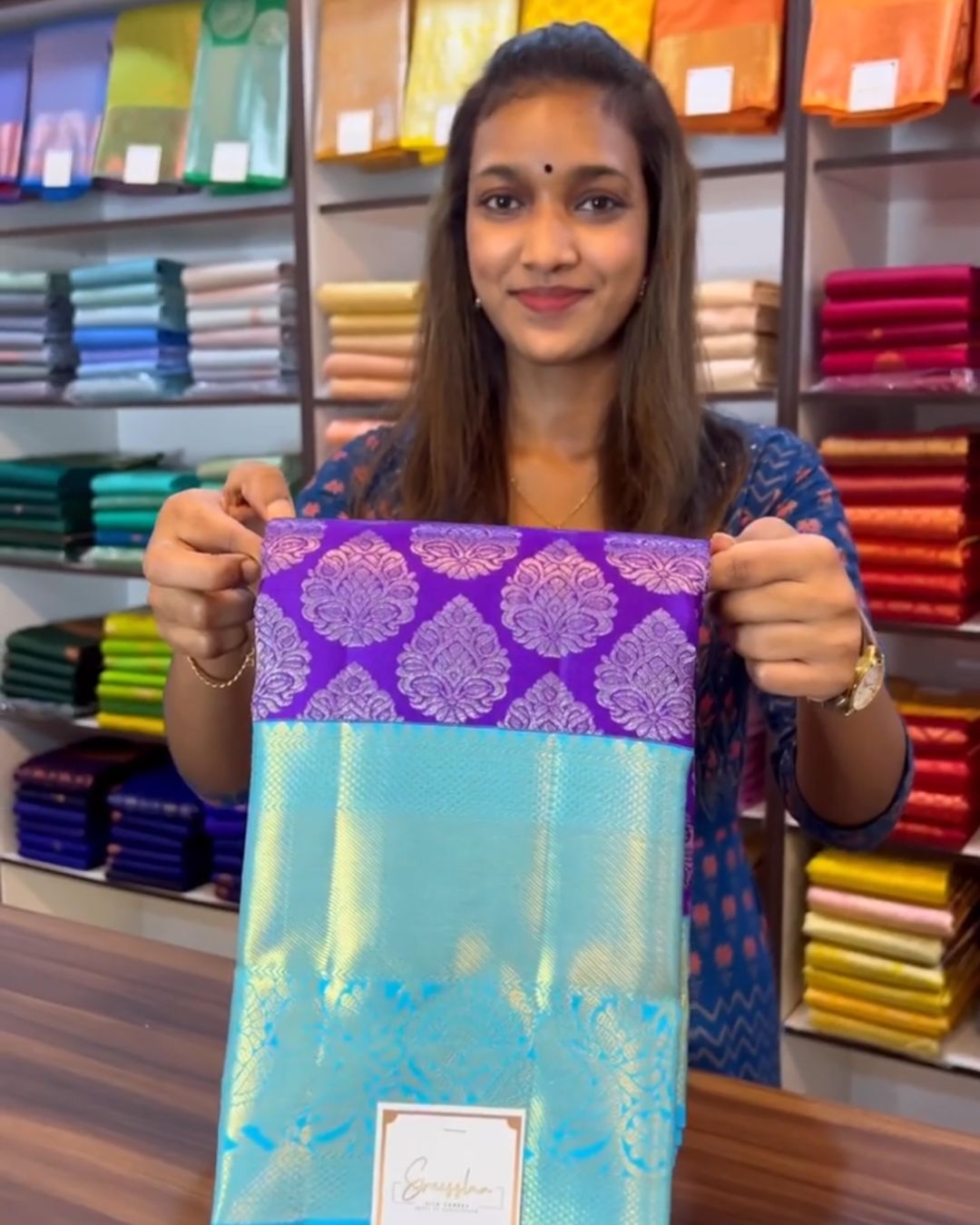 Indraneela Silk saree