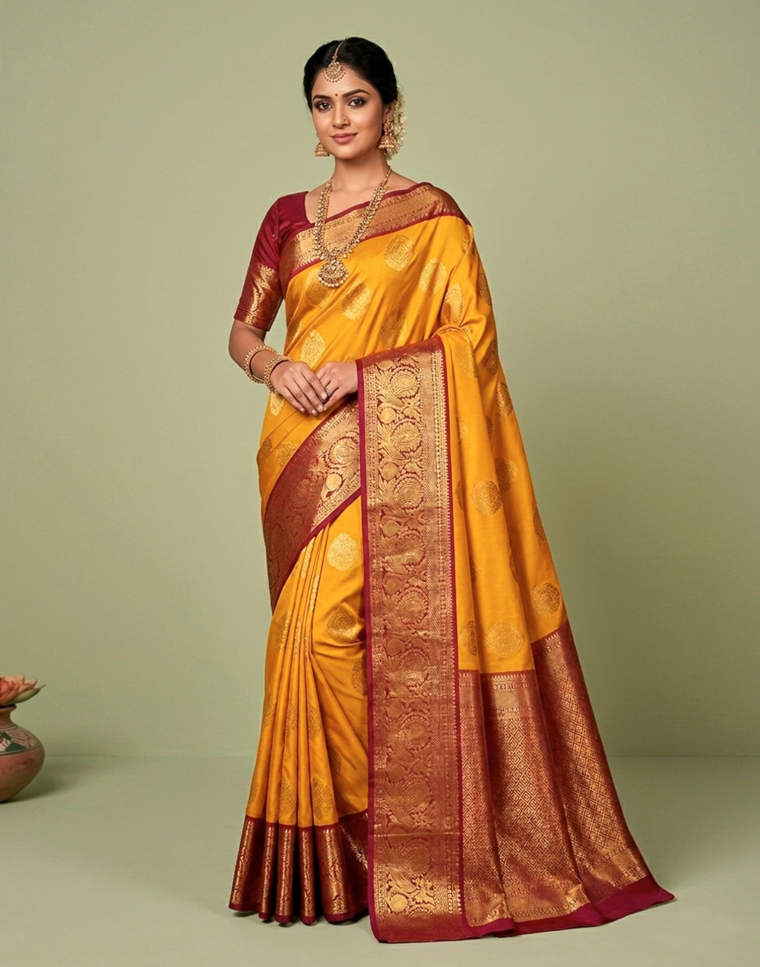 Mangala Deepam Pattu Saree