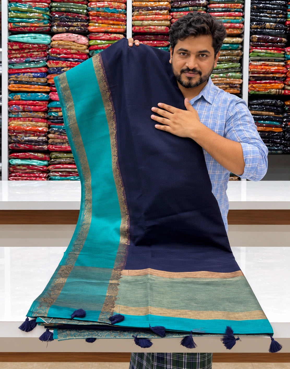Neyvori Jute Banarasi Saree