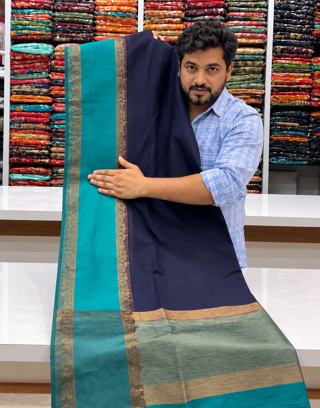 Neyvori Jute Banarasi Saree