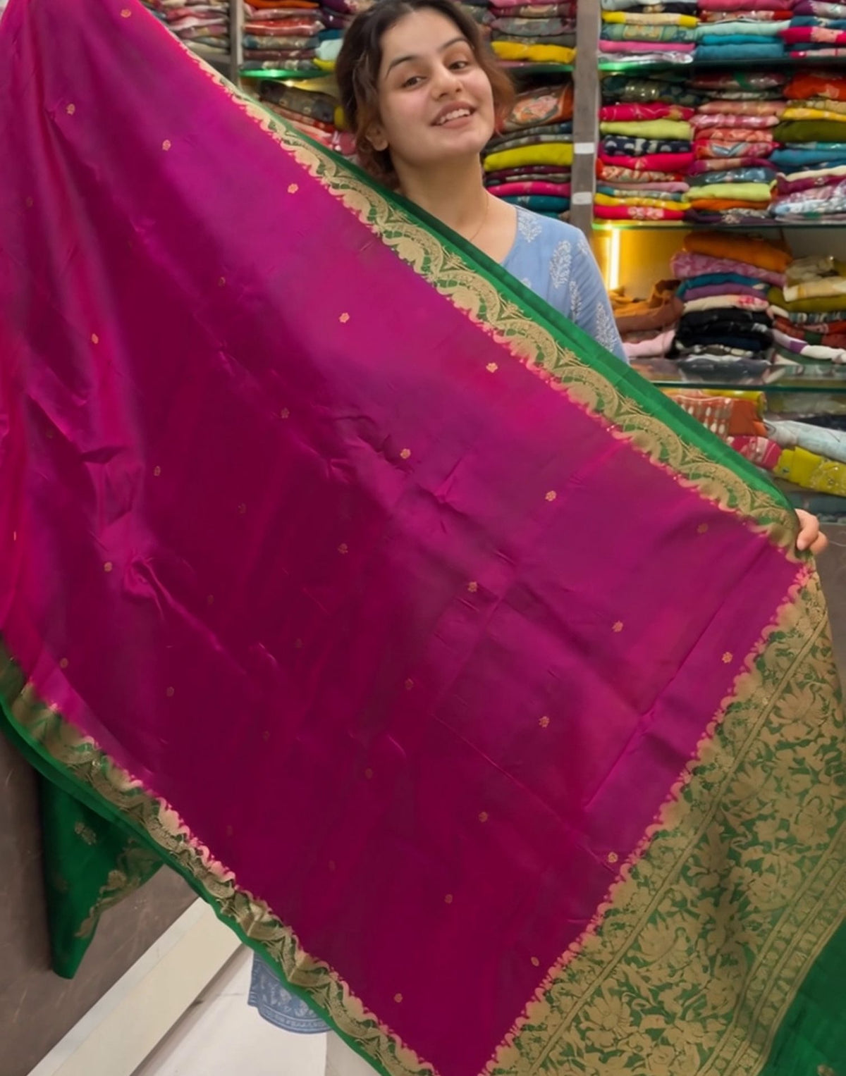 Parija Weave Silk Suit Set