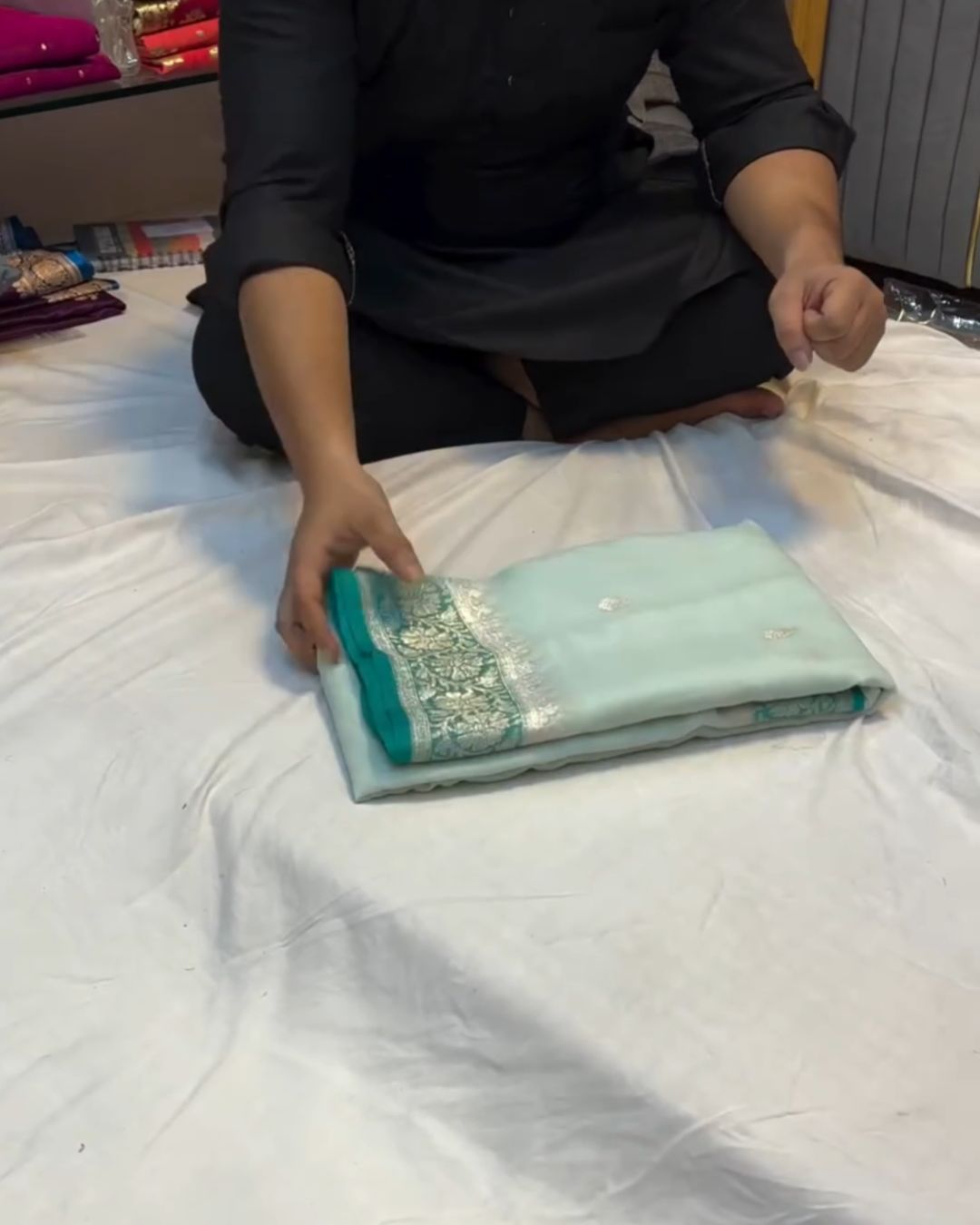 Pastel Zari Silk Saree