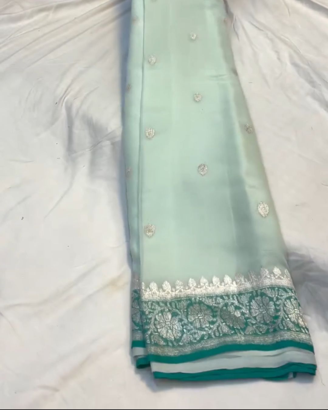 Pastel Zari Silk Saree