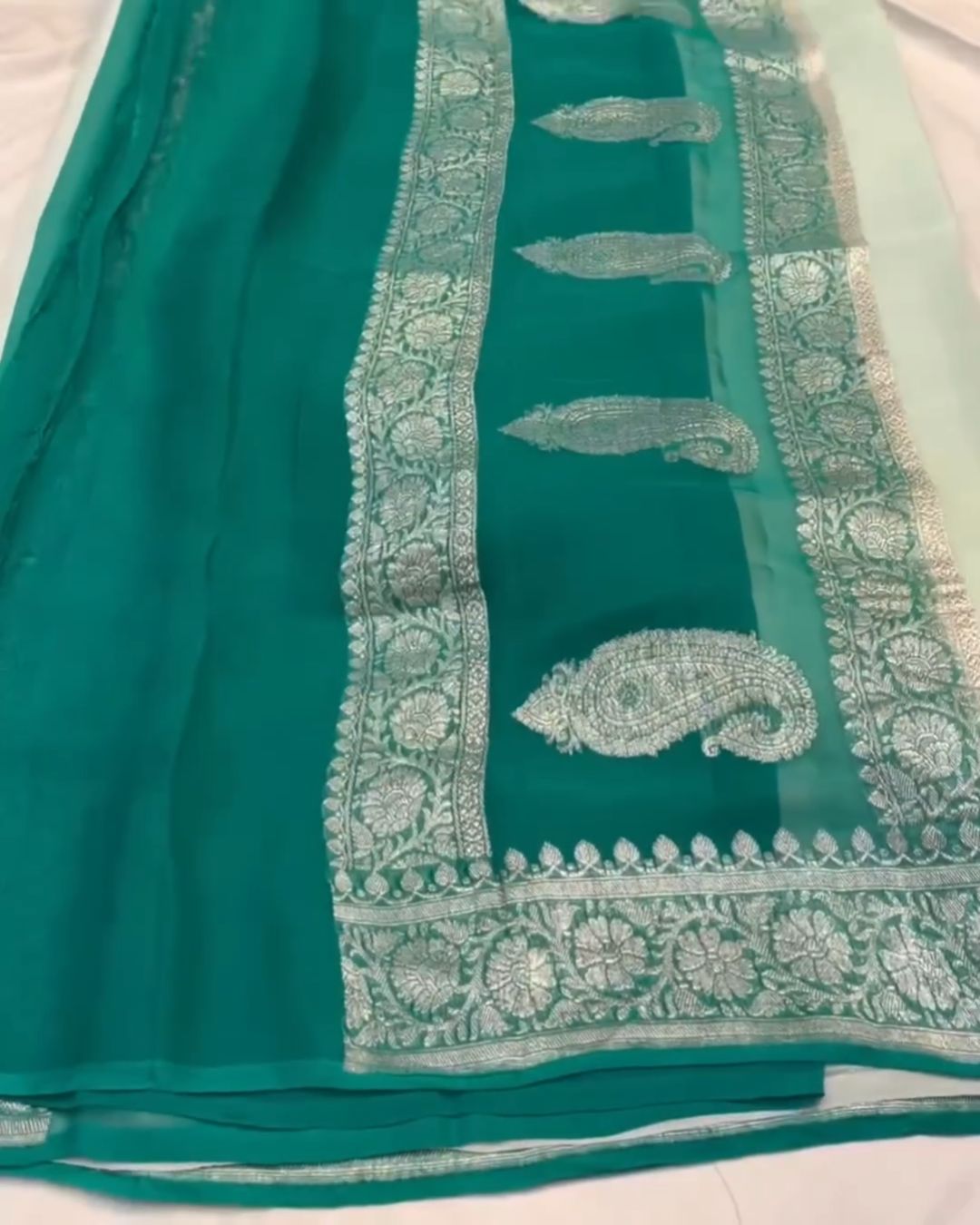 Pastel Zari Silk Saree