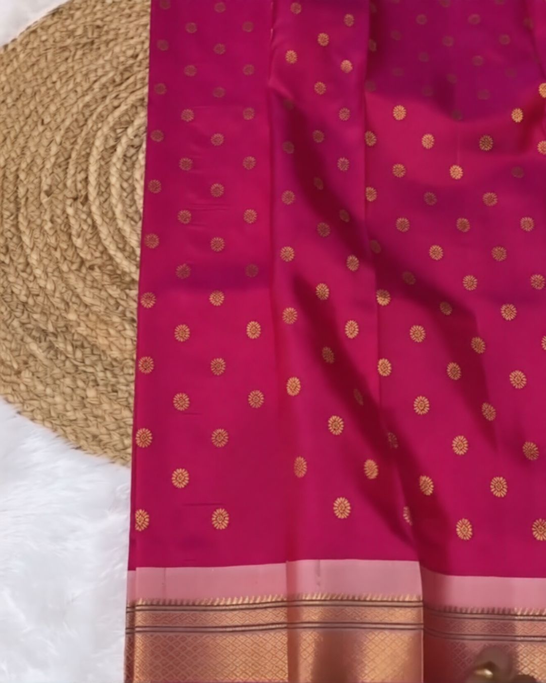 Pink Paithani Saree