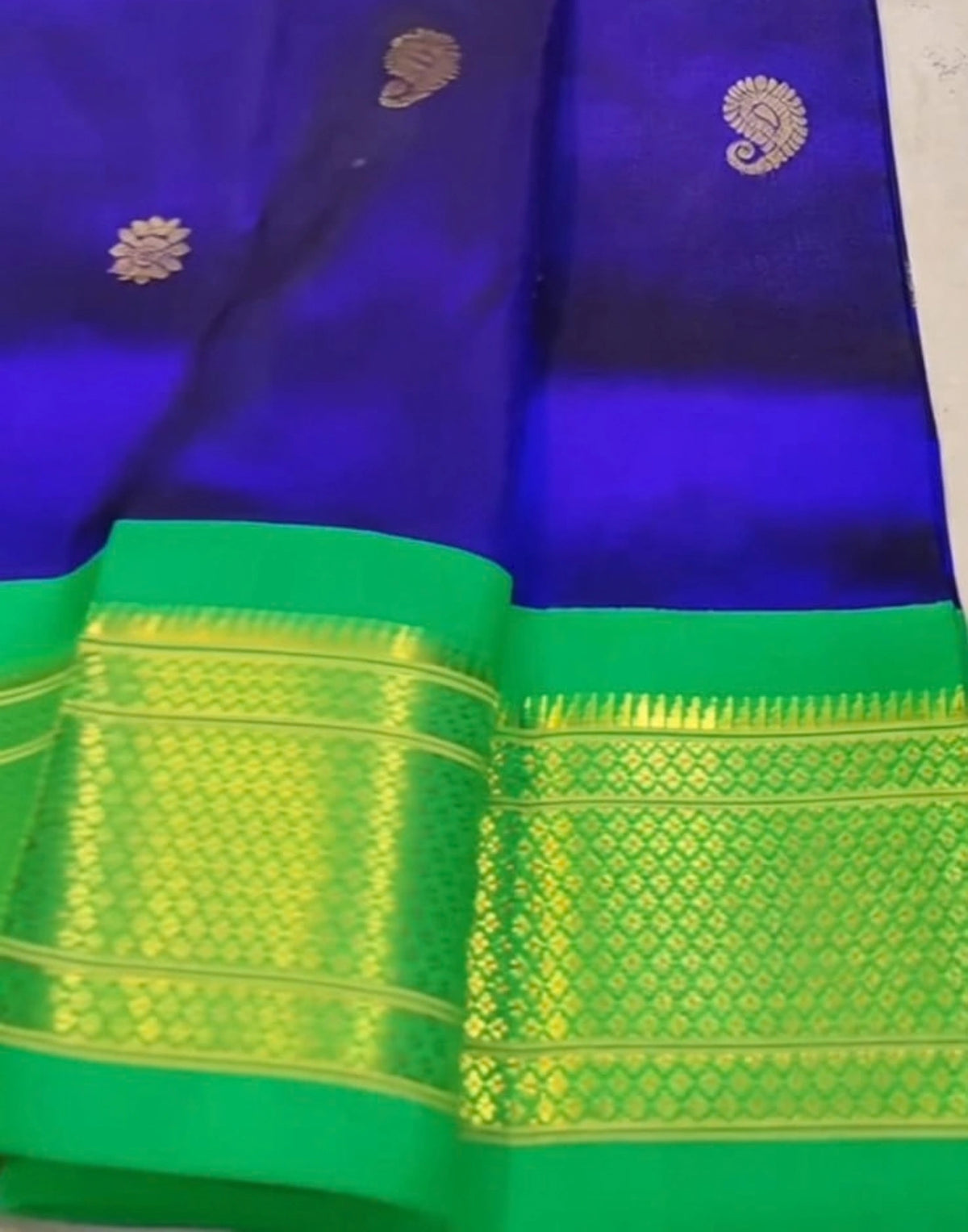 Rajmudra Paithani Silk Saree