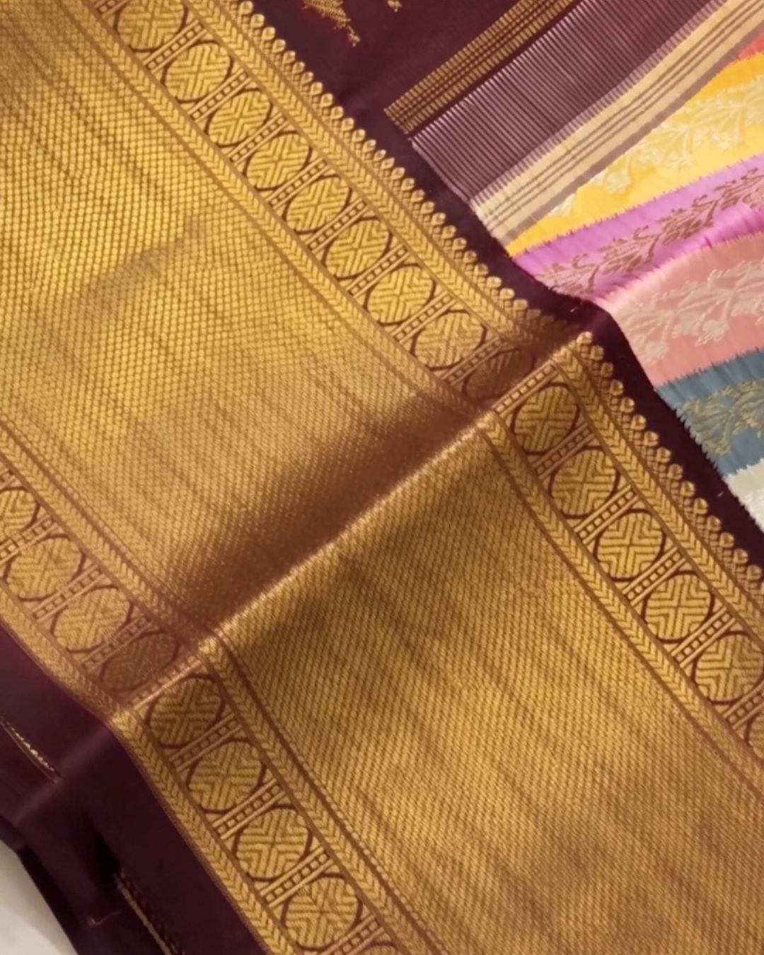 Rang Leriya Kanchipuram Saree