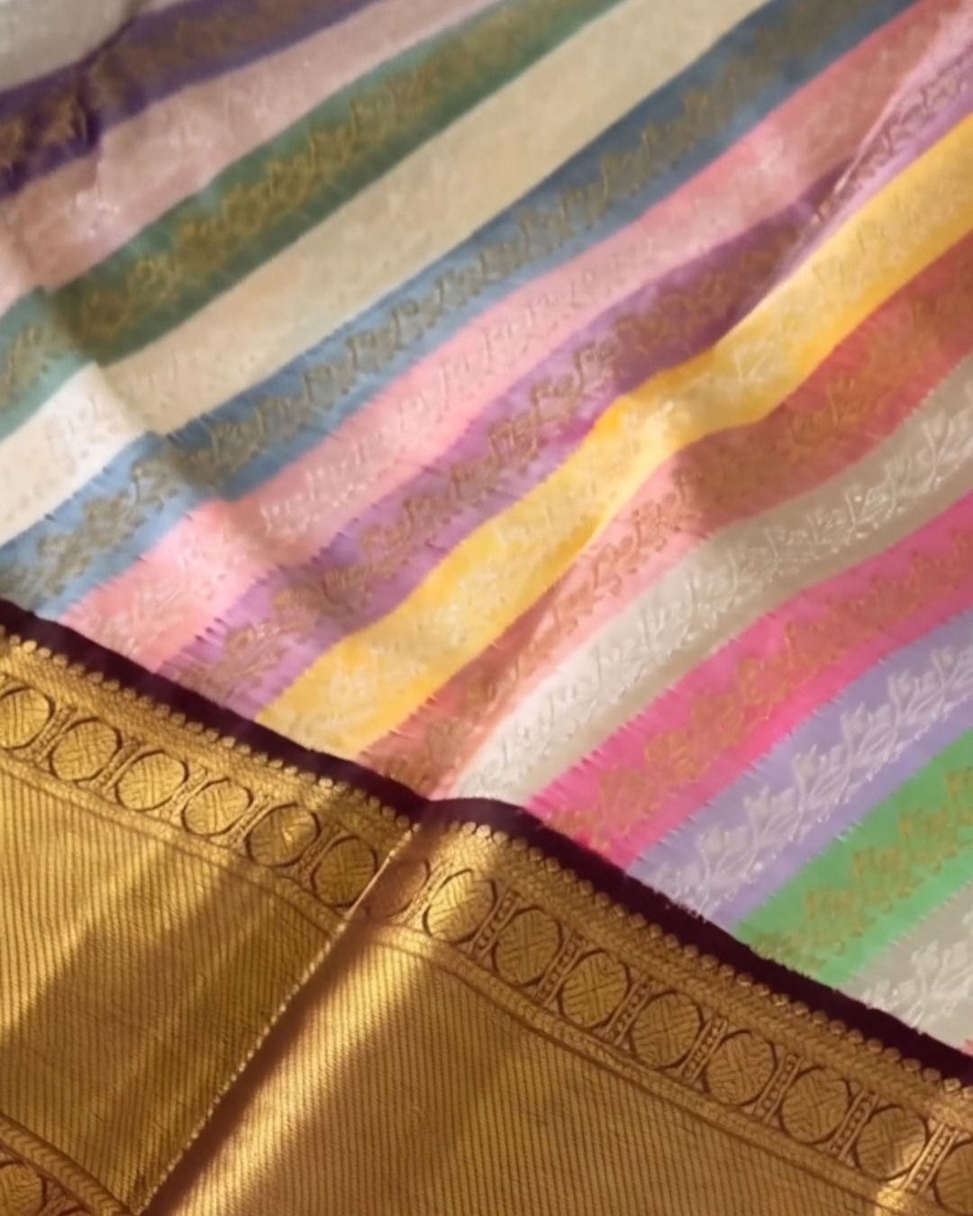 Rang Leriya Kanchipuram Saree