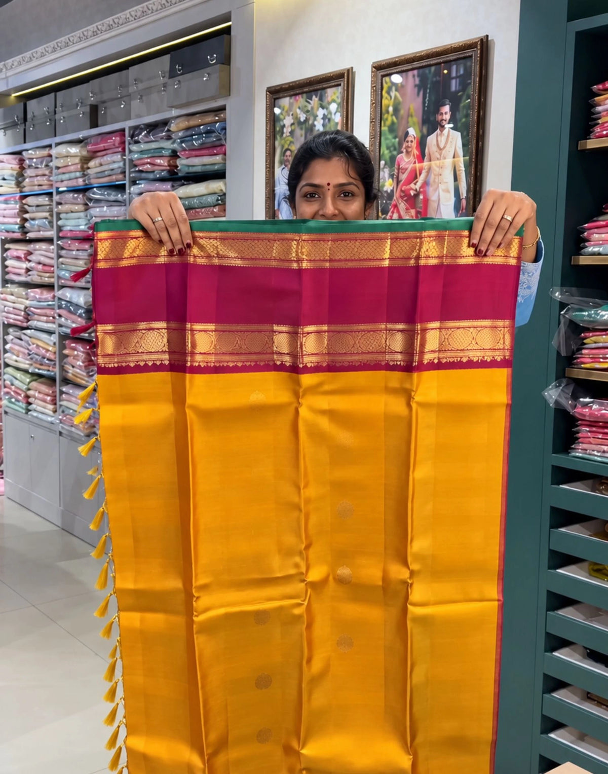 Rush Kanjivaram Silk Saree