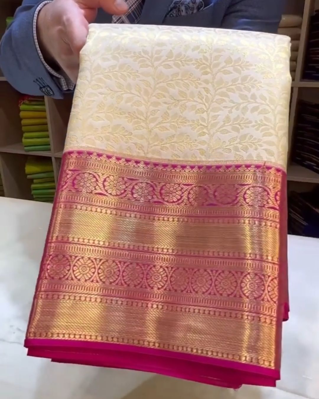 Swan Kanchipuram Silk Saree