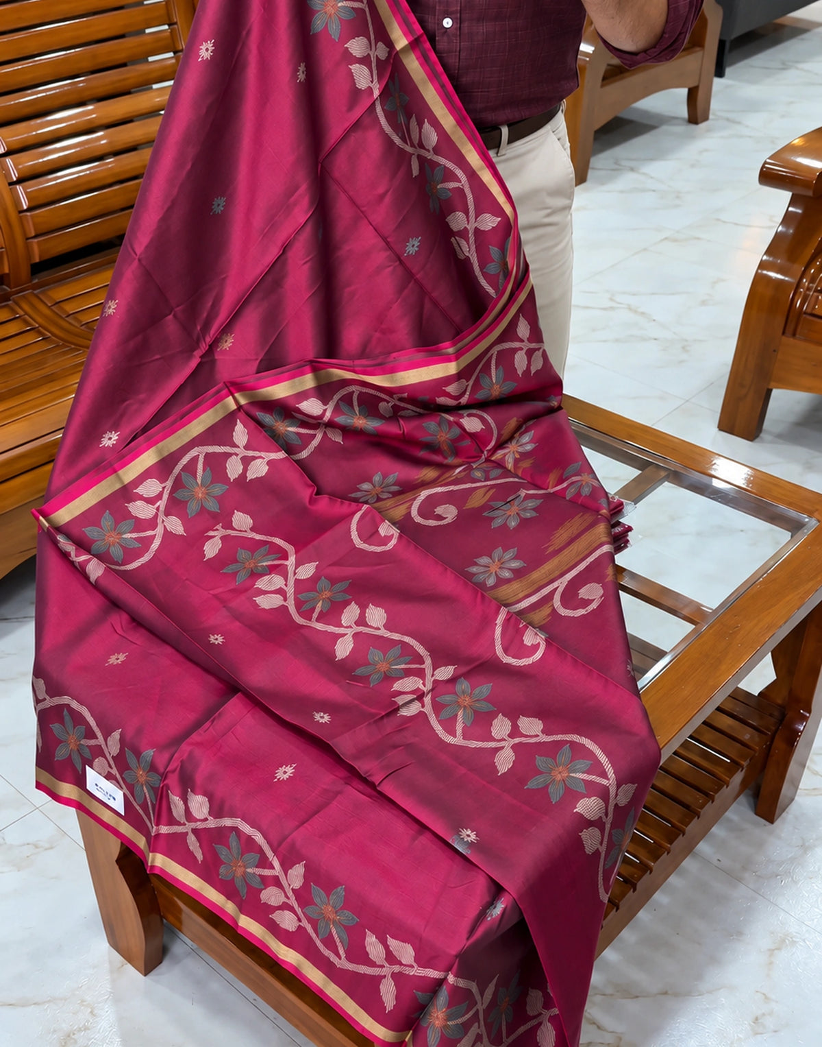 Tavreya Maheshwari Cotton Saree