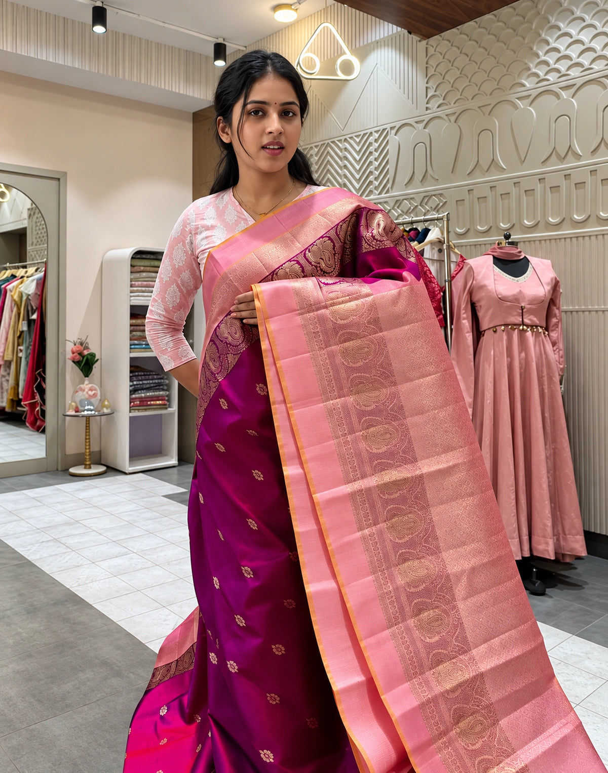 Yuvrani Kanjivaram Silk Saree