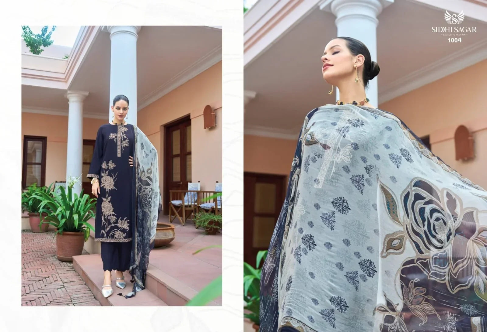 Siddhi Sagar SAANVI Collection Elegant Winter Wear Suit Set With Digital Print Dupatta