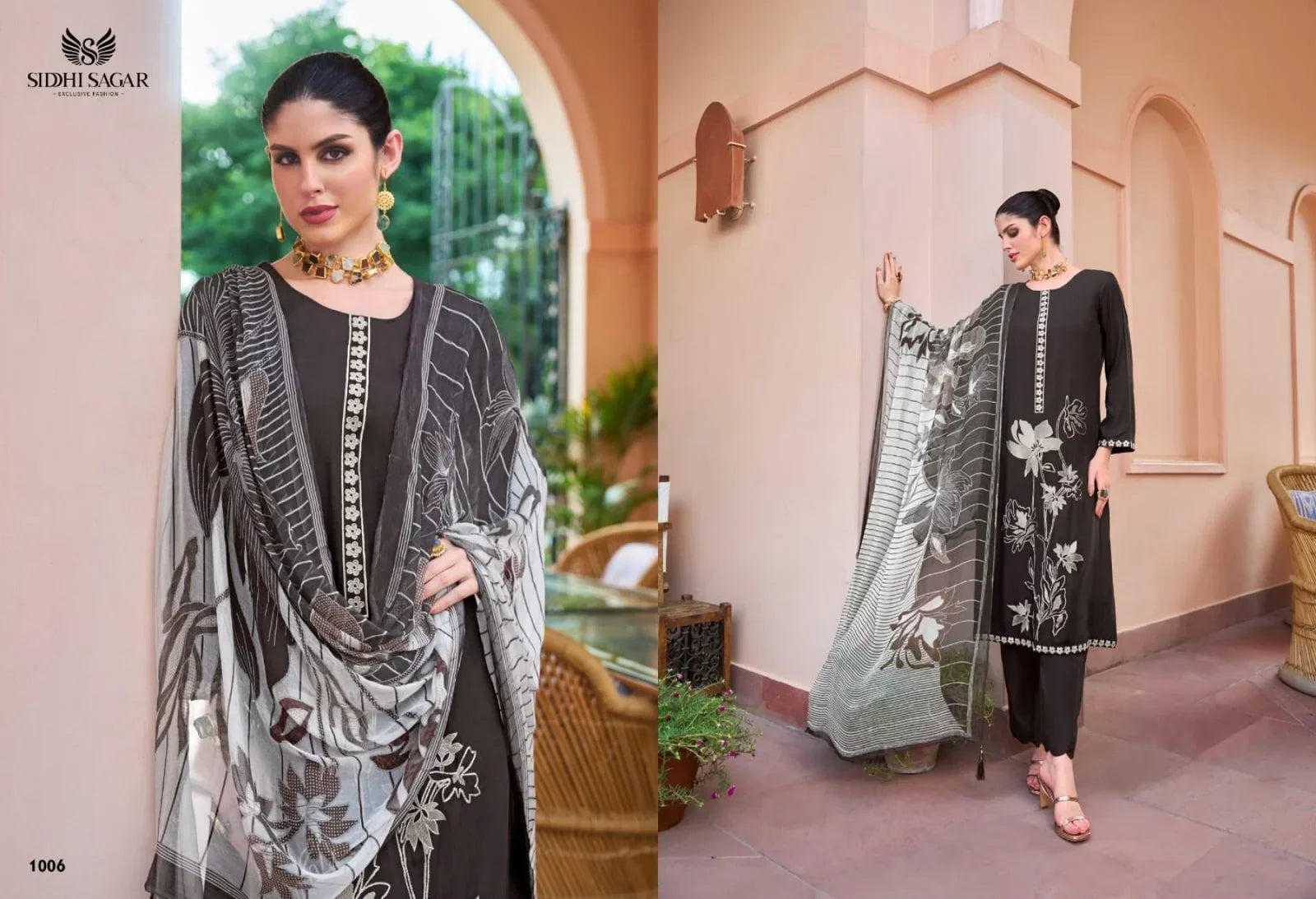 Siddhi Sagar SAANVI Collection Elegant Winter Wear Suit Set With Digital Print Dupatta